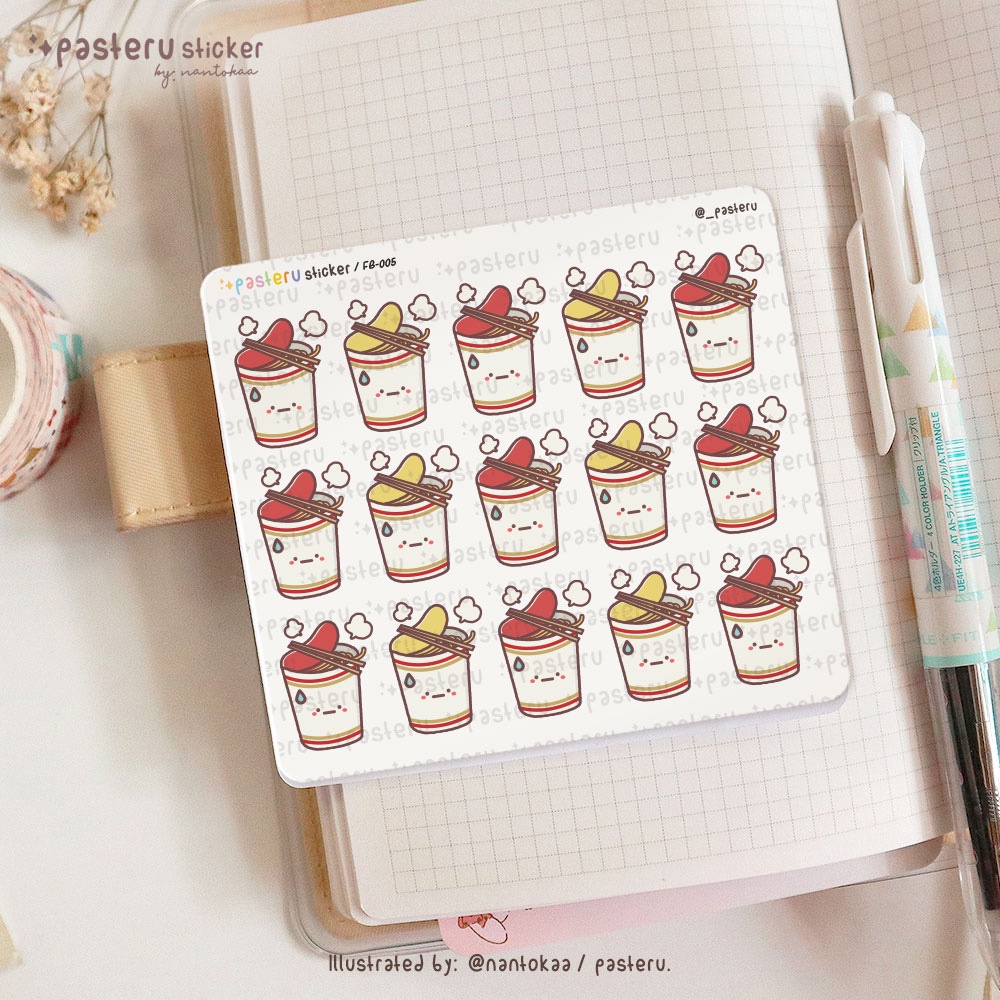 

Ramen Cup Noodle | Pasteru Planner Journal Sticker