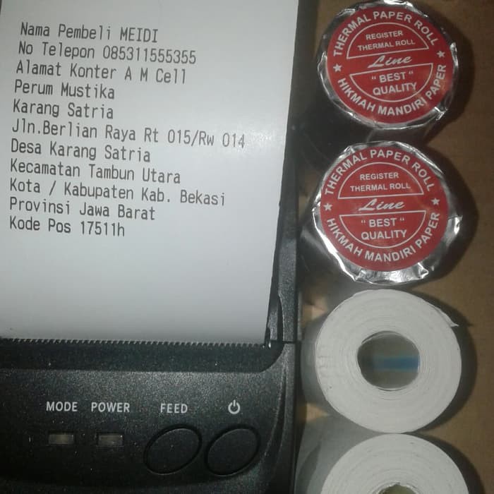 

Jual Kertas thermal termurah ukuran 57x28 best quality Terlaris