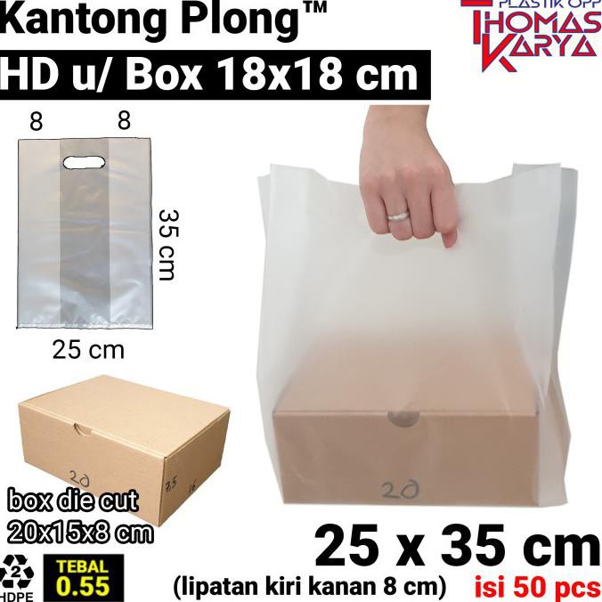 

Hanya Disini] 25X35 Cm Kantong Plong Hd (Lipatan 8Cm) | Plastik Box Die Cut 20X15X8