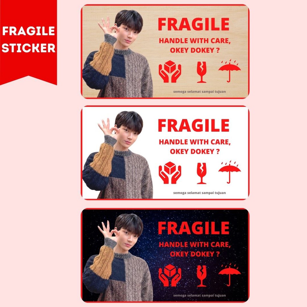 

STICKER FRAGILE HWANG IN YEOP | ISI 10pcs