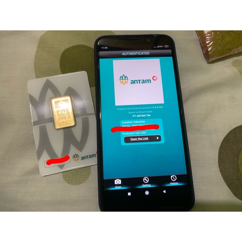 Logam Mulia Emas Antam 5gr certieye 2021