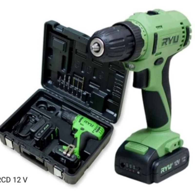 Ryu Mesin Bor Obeng Cordless RCD 12V