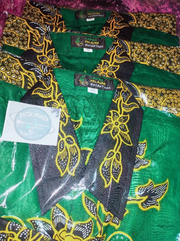 Batik Ipnu Nasional Kemeja Batik Ipnu Lengan Panjang