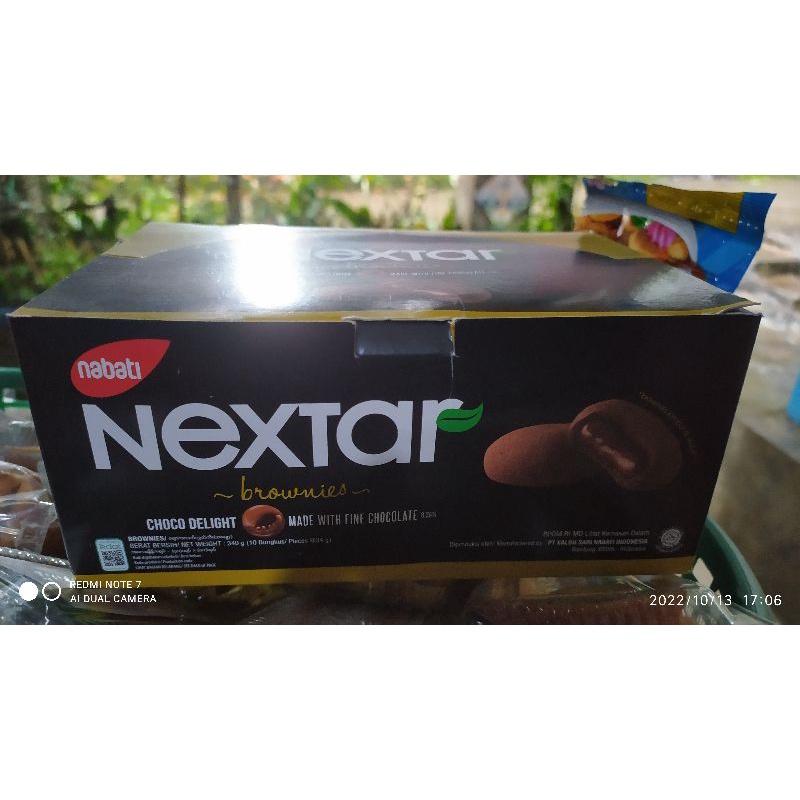 

Nextar brownies ( 1box isi 10 bks)