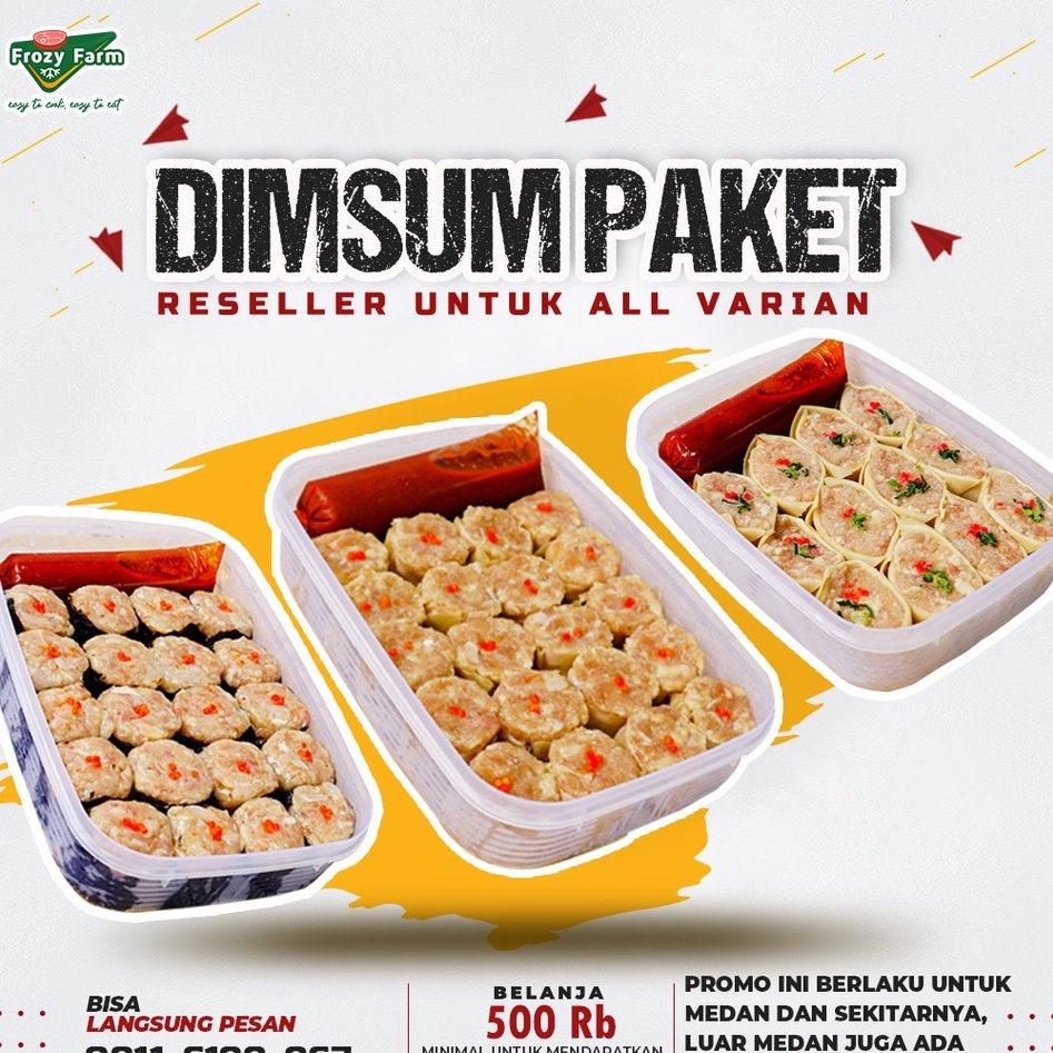 

DIMSUM PAKET AGEN (PREMIUM) - DISTRIBUTOR DIMSUM MEDAN - DIMSUM HALAL