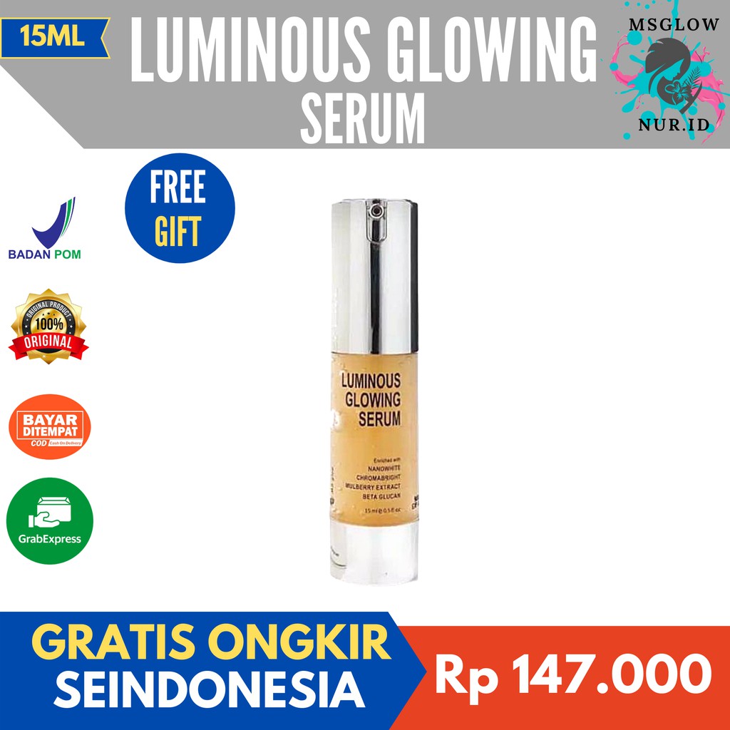 MS glow Luminous Glowing Serum Serum Luminous Glowing Ms Glow Original