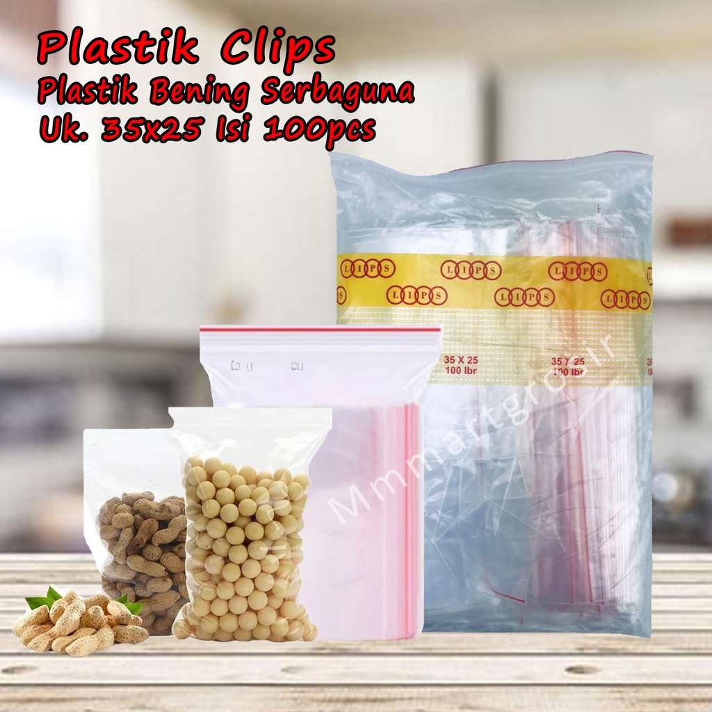 Plastik Klip / Plastik Serbaguna / Plastik uk.25x35 100pcs