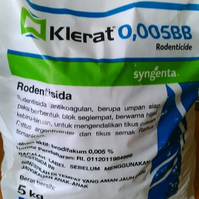 Racun Tikus Rodentisida Klerat kemasan 5 kg - Syngenta