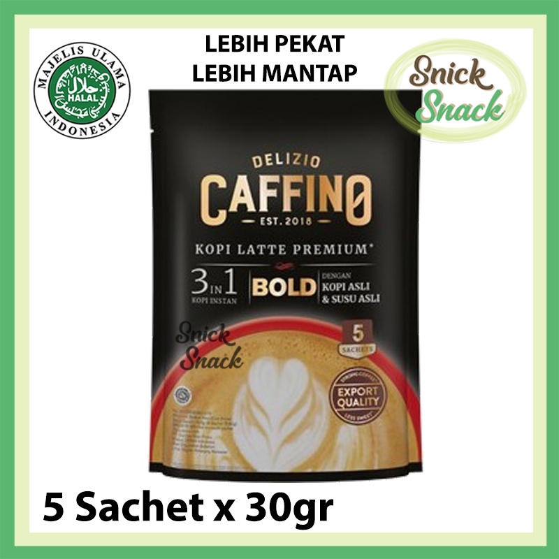 

Caffino Bold Kopi Latte Premium Instan Coffee Bubuk 3 in 1 Kopi Susu Asli