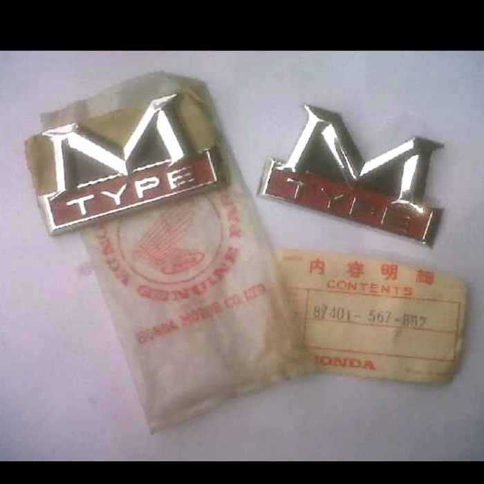 Emblem M-Type Honda TN-360 TN-1 Deluxe TN360