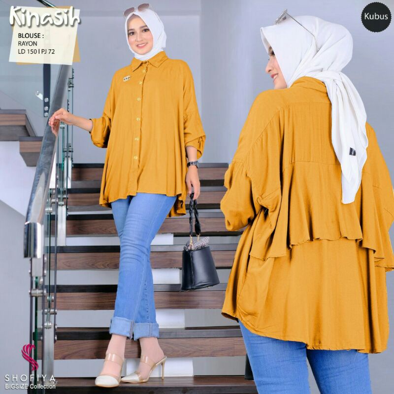 KINASIH Blouse Big Size Ori by Shofiya