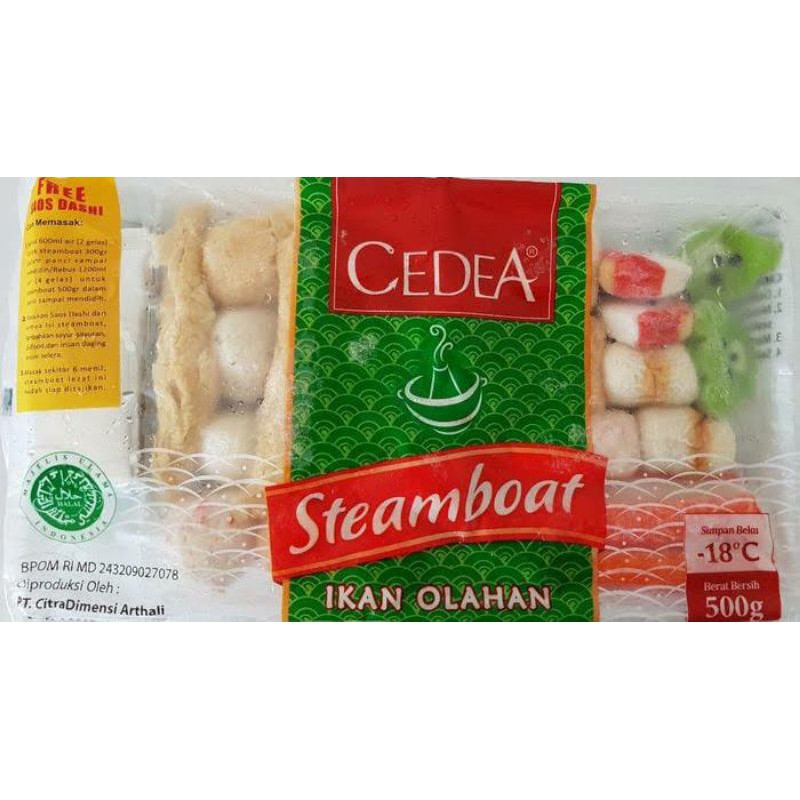 

Cedea steamboat 500g / shabu set / mix seafood