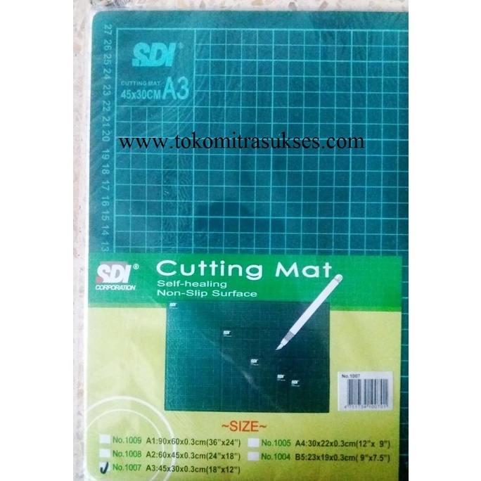 

Promo Awal tahun Cutting Mat SDI A3 Cuci Gudang Awal Tahun