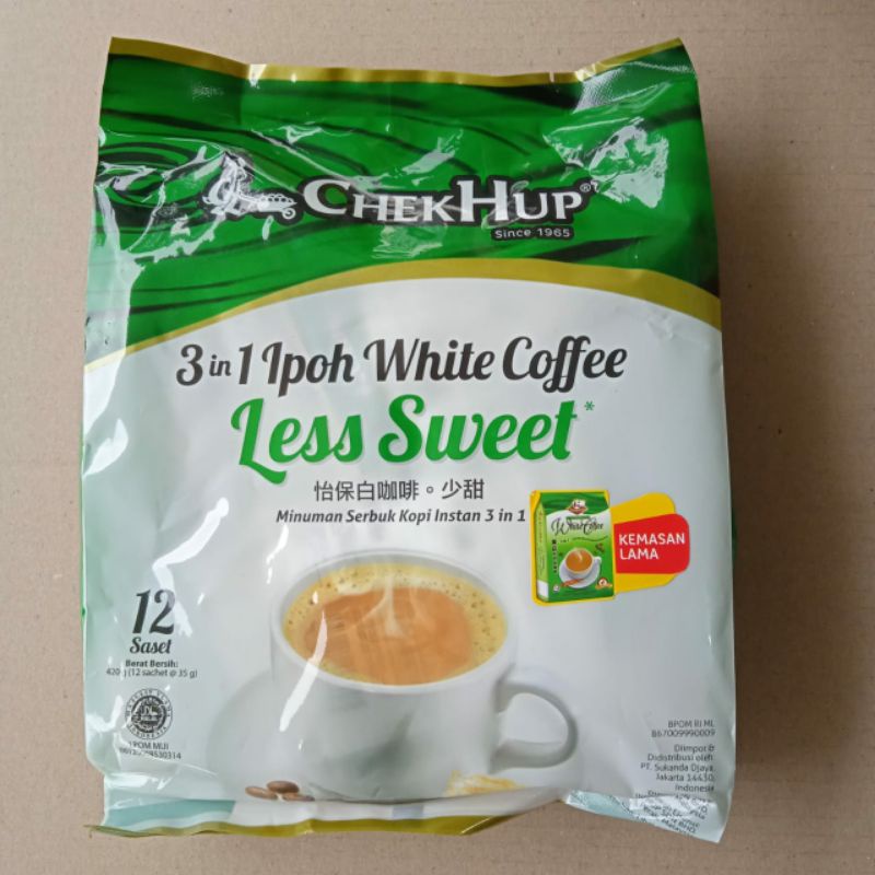 

Chekhup White Coffee 3in1 Less Sweet