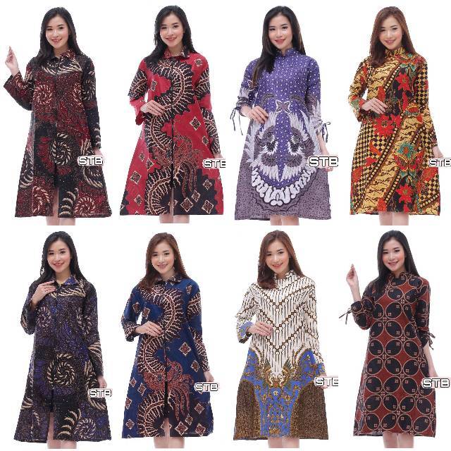 Terlaris SERUT GENES JELITA TUNIC NAVBOR YELBOR WHITBOR CREAMBOR TUNIK BATIK MODERN HRB030 DOLBI DOB