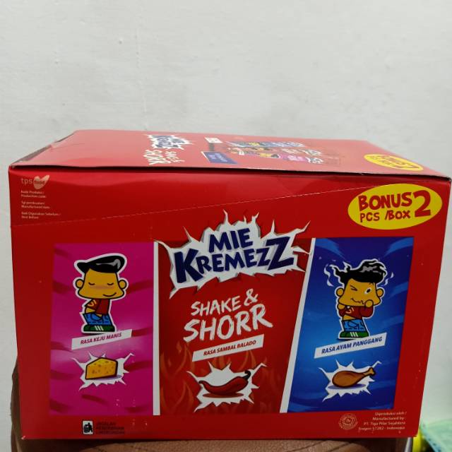 

Mie shorr per box isi 24 pcs