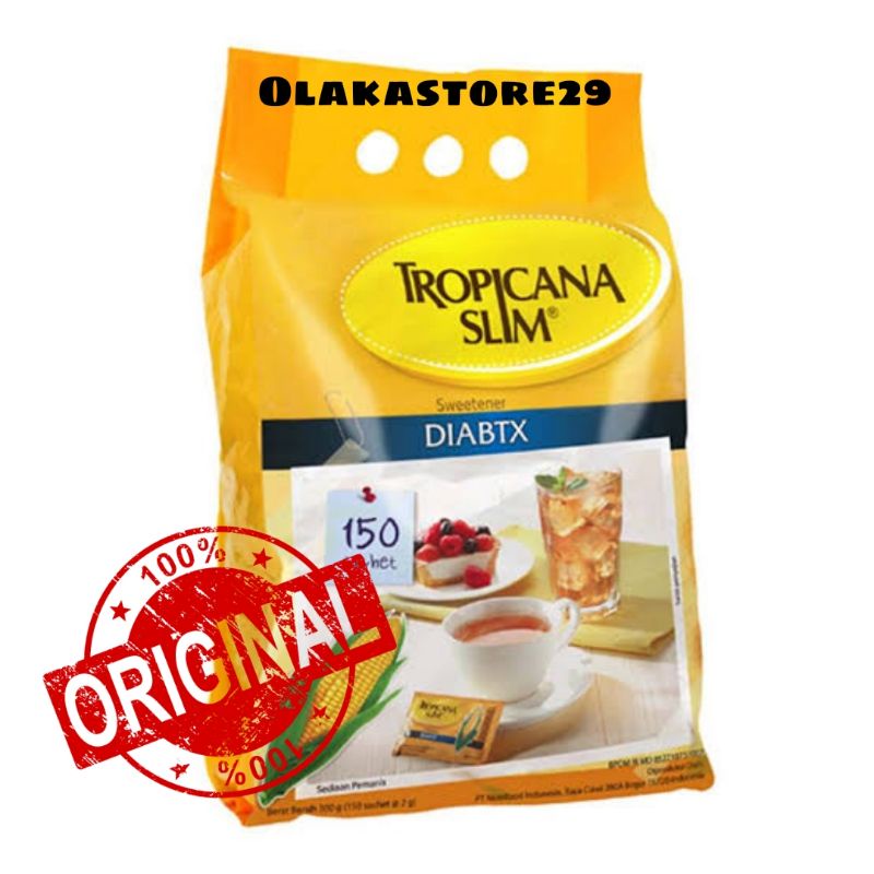 

TROPICANA SLIM DIABTX ORIGINAL- 150 sachet