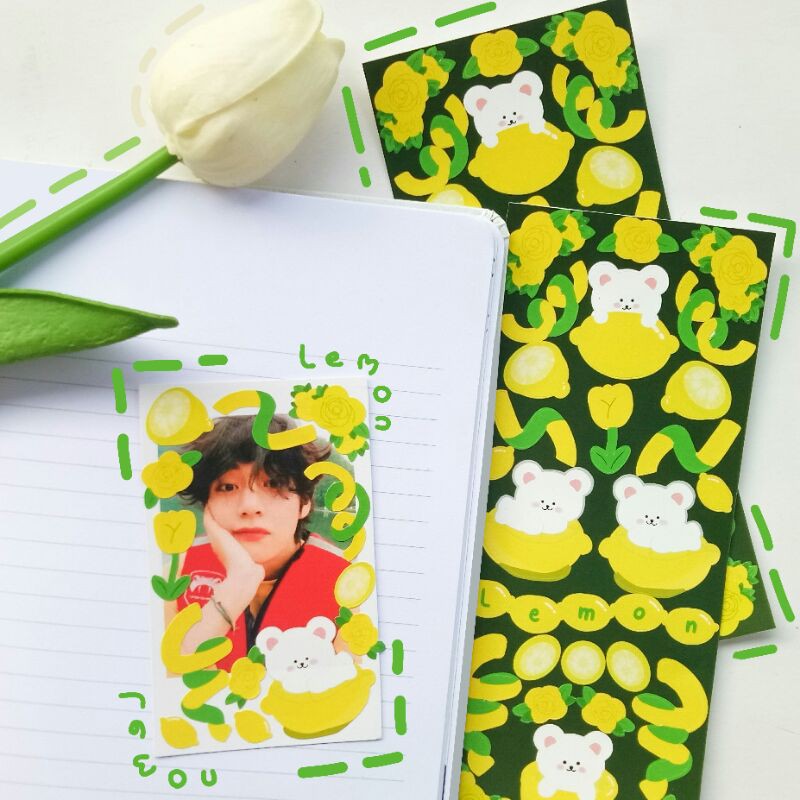 

Lemon sticker / korean sticker/ deco sticker