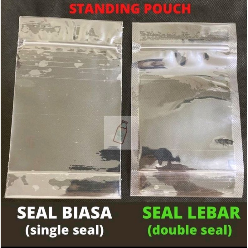 plastik standing pouch stp blutop seal lebar 9x15 10x17 12x20 14x22 16x24 cm bening transparan