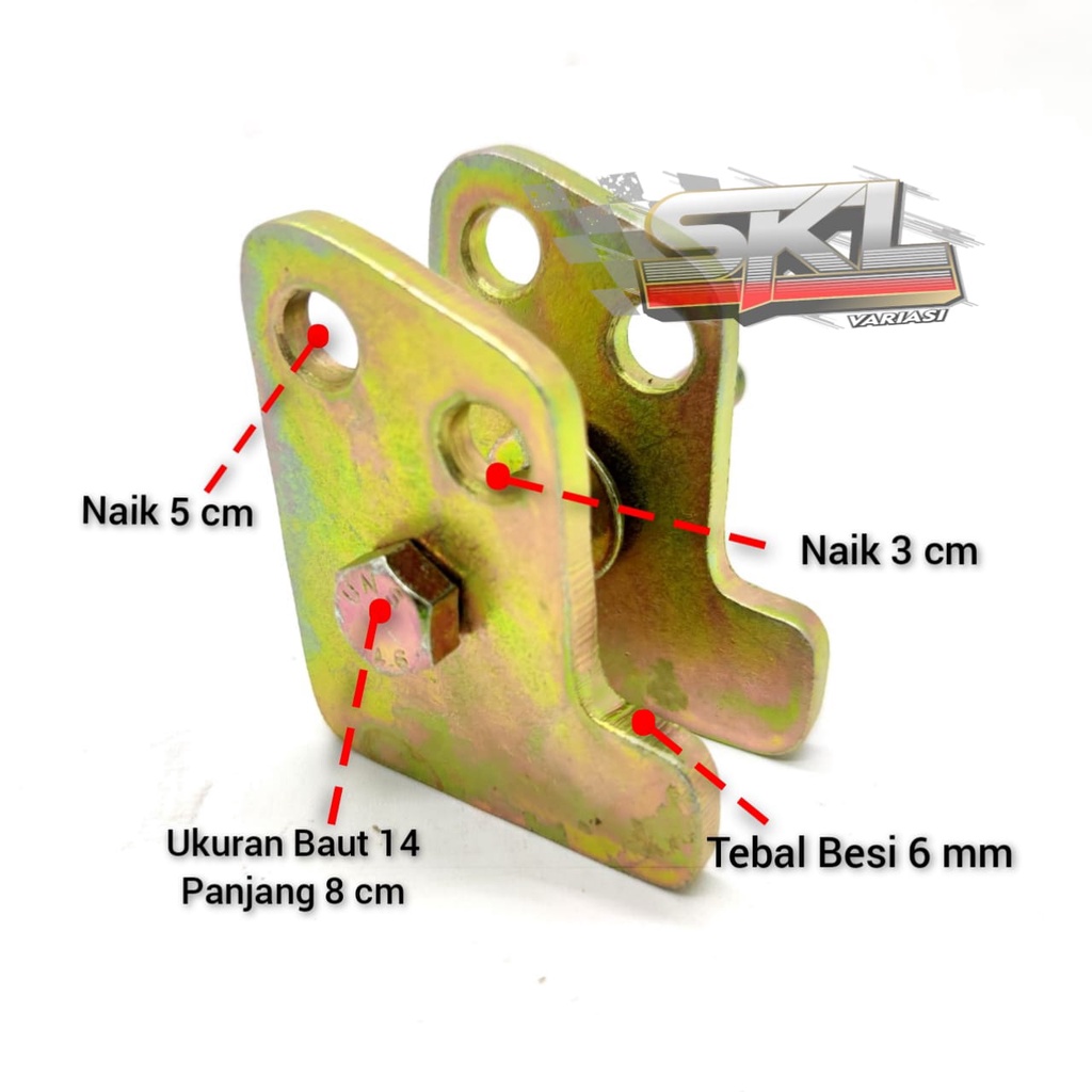 Peninggi Belakang Monoshock New Megapro Peninggi Shock Belakang New Megapro