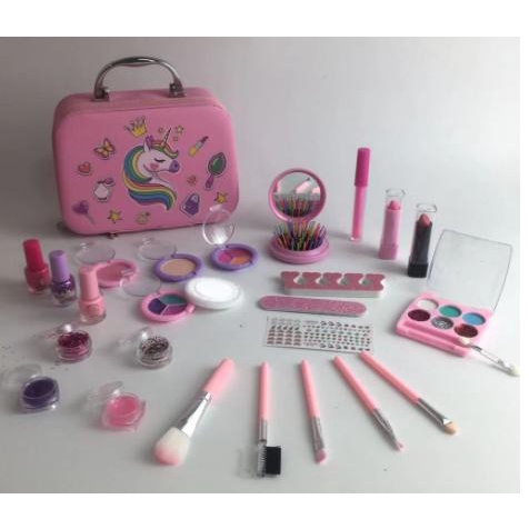 Girl Pretend Play Make up Toys Set mainan make up anak dengan fungsi asli - kado anak cewek