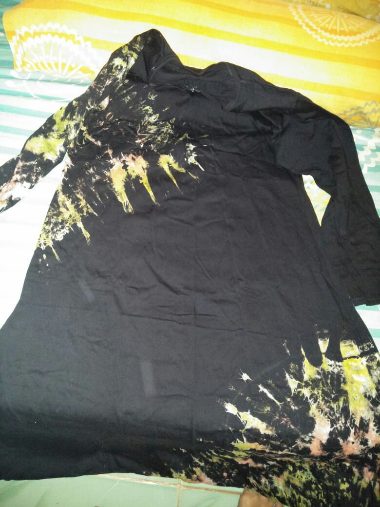 Gamis Kaos Tiedie 2, Bisa Pilih Warna, Cod, Resleting,gamis Wanita, Pakaian Muslimah, Batik Reza