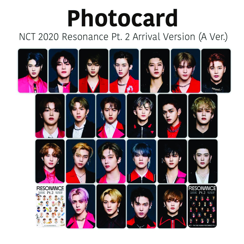 Photocard NCT Resonance pt2 Dark Ver