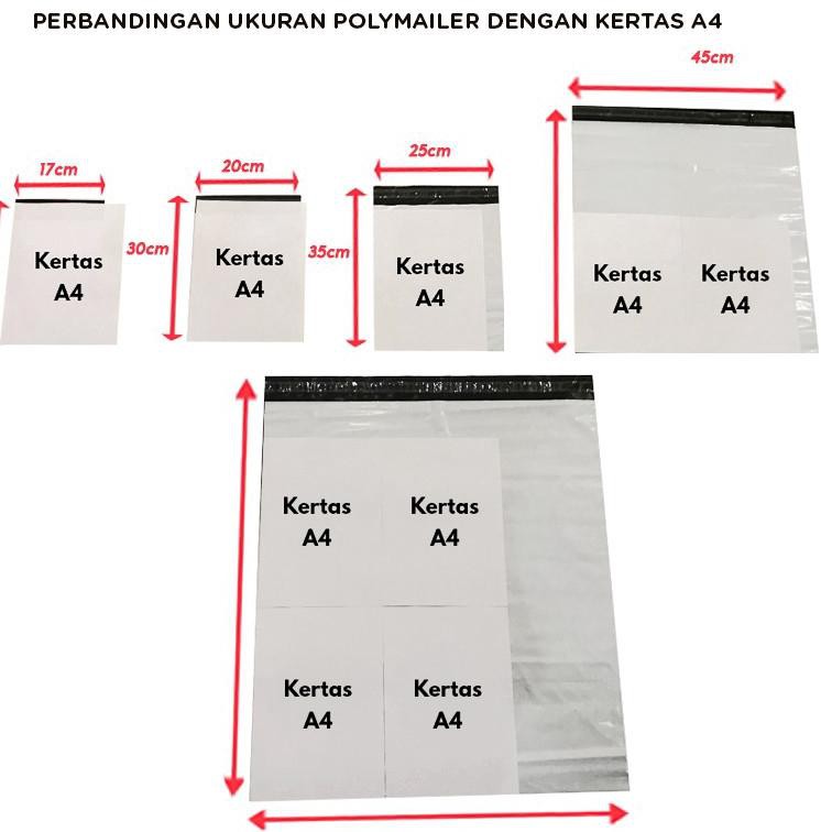 

9.9 Polymailer Plastik Packing Kemasan 20x30 cm Hijau Tua (100pcs)