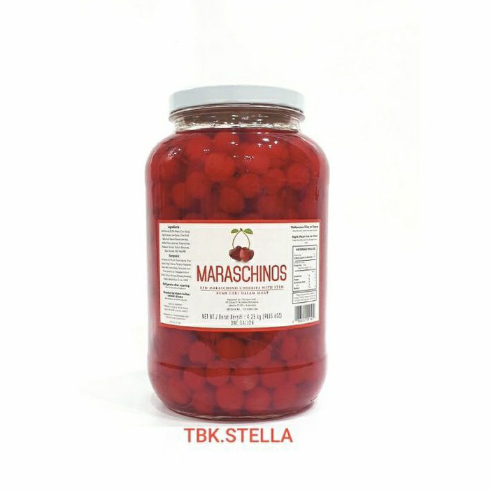 

CHERRY TANGKAI MERAH MARASCHINOS