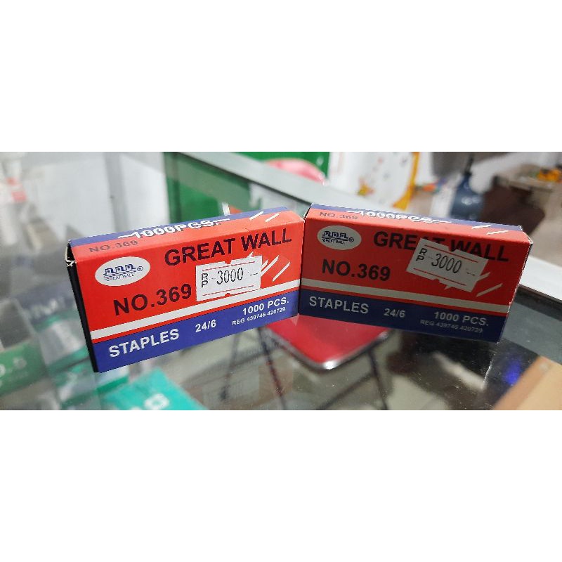 

Isi Staples Great Wall 24/6 No. 369
