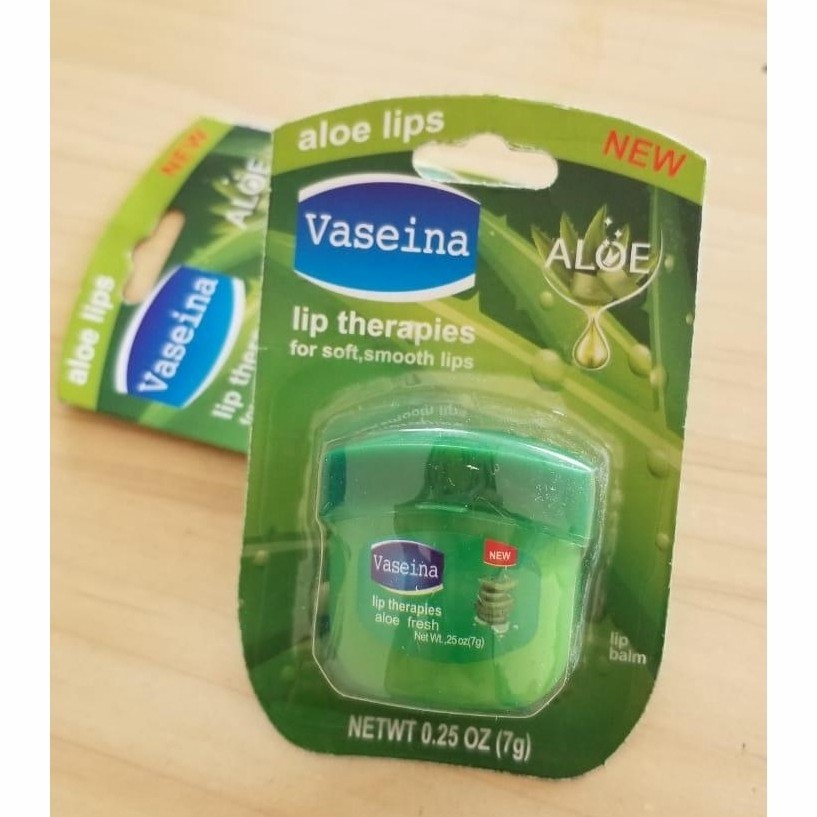 Lip Therapies Aloevera Lip Balm VASEINA Original Aloe Vera