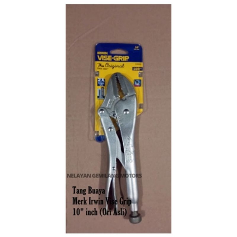 Tang Buaya Merk Irwin 10" inch (ORI ASLI)