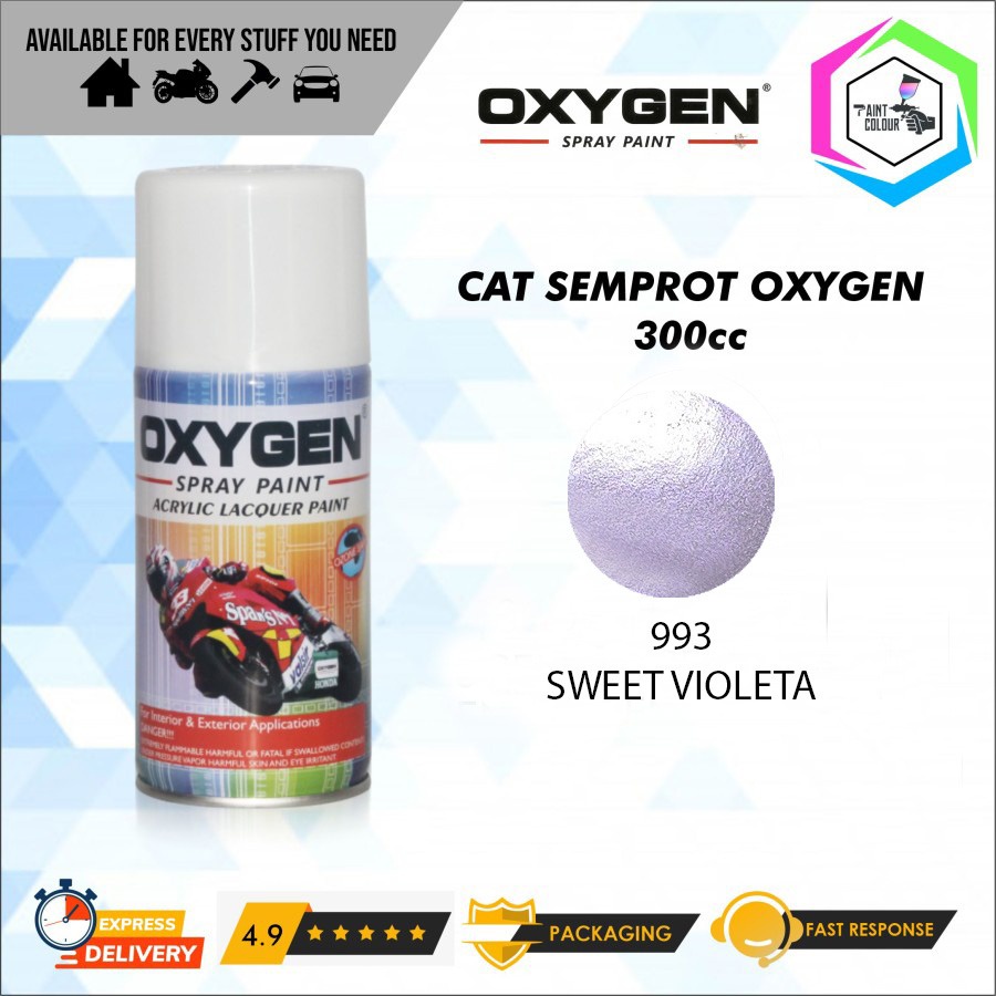 Cat Semprot / Pylox OXYGEN - 993 Sweet Violeta