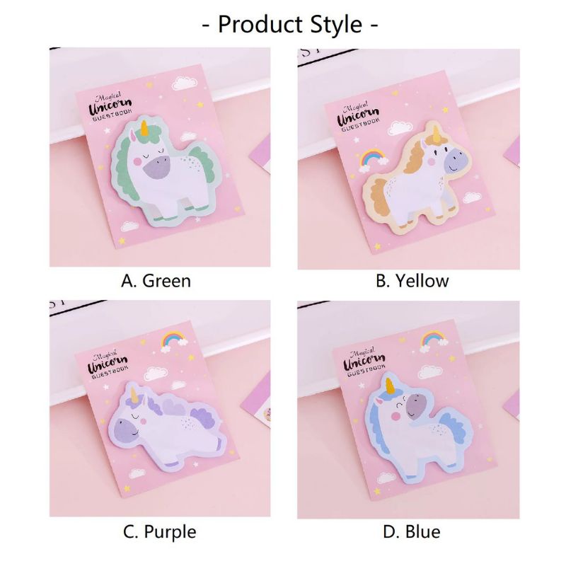 

Sticky Notes Unicorn dan Galaxy
