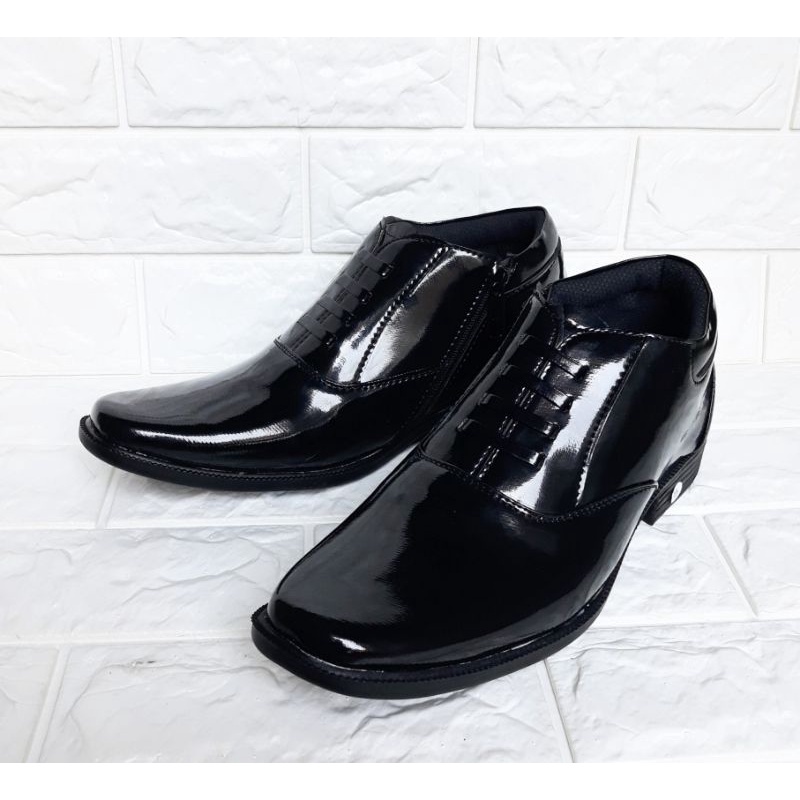 Sepatu Pantovel Pdh Resleting Pria Dinas Resmi Pantopel Pantofel Fantofel Fantovel Tni Satpam