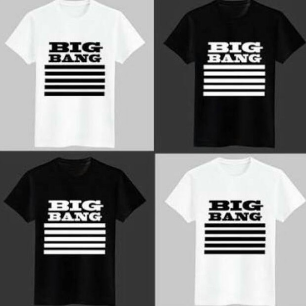 BIGBANG KAOS BIGBANG KPOP KOREA CUSTOM LENGAN PENDEK BIGBANG