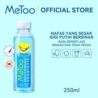 METOO Obat Kumur / Mouthwash Fresh Mint / Penyegar Mulut Probiotik 250ml