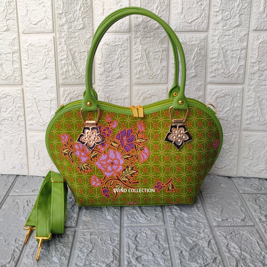 Tas Selempang Muslimat Batik NU Model Apel Tas Bahu Muslimah