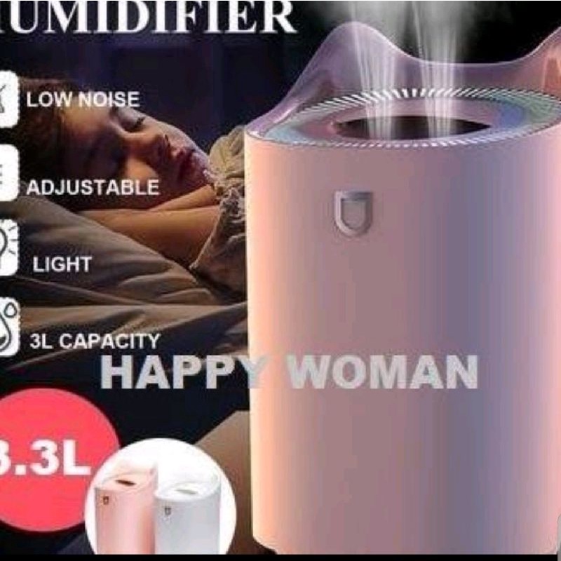 humidifier diffuser Large 3300ML Ultrasonic Aromaterapy Pelembab Udara