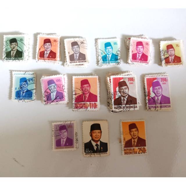 Jual Perangko Kuno Indonesia Gambar Soeharto Shopee Indonesia