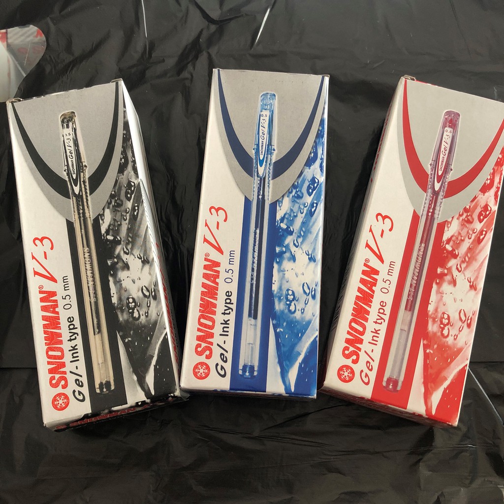 

[PCS] PULPEN SNOWMAN V-3 HITAM 0.5MM , PULPEN SNOWMAN V3 , BOLPEN CAIR , PULPEN CAIR , BALLPOINT GEL , BALLPOINT CAIR , PULPEN SNOWMAN V3