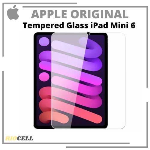 Tempered Glass iPad Mini 6 Apple Screen Protector clear gloss bening