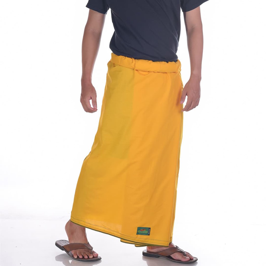 Promo ATLAS Sarung Favorit Kuning Polos