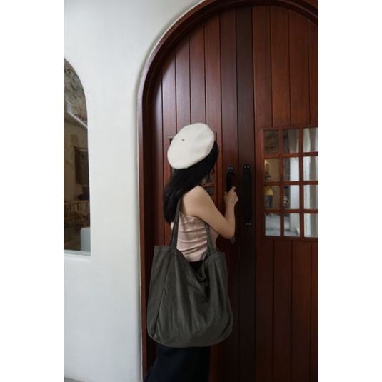 CONDUROY NUDIEBAG RESLETING / TOTEBAG CONDUROY POLOS RESLETING/ NUDIEBAG / TOTEBAG POLOS