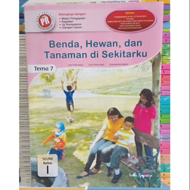 Buku PR kelas 1 sd tema 7 tematik intan pariwara