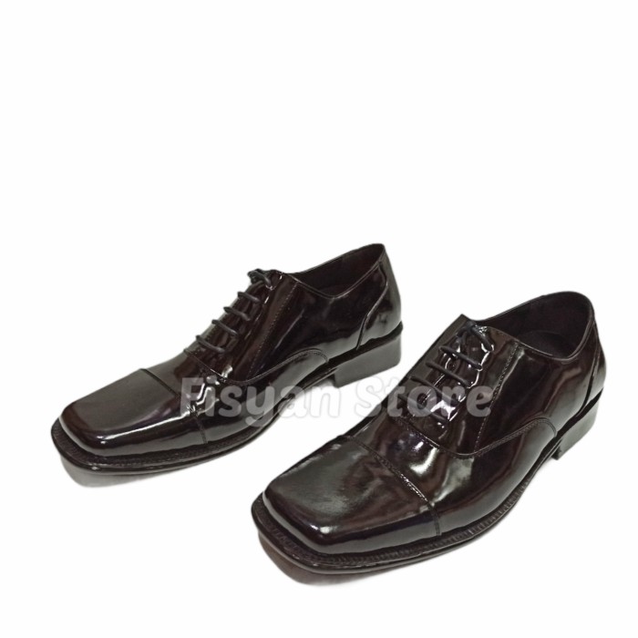 Sepatu PDH Exlusive Hitam Mengkilap AR 2056