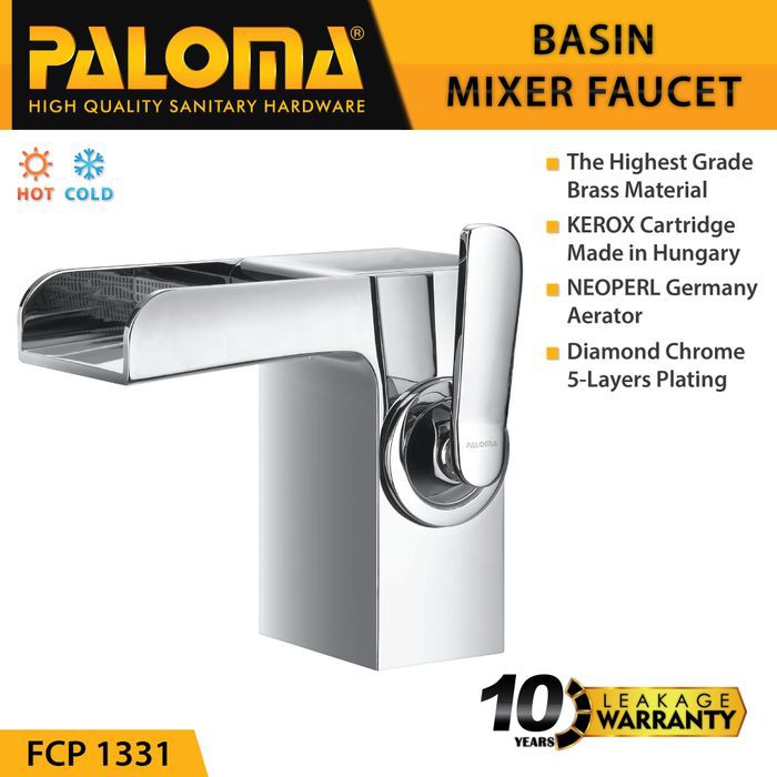 PALOMA FCP 1331 Keran Mixer Wastafel Cuci Tangan Panas Dingin Kran Air