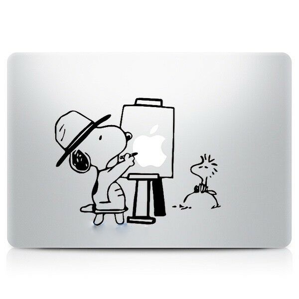 Stiker Melukis Apple - Laptop Macbook Sticker