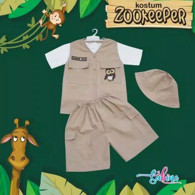 READY JKT BAJU Costum ADVENTURE TAMAN SAFARI PUNCAK SINGAPOR ZOO ULAN