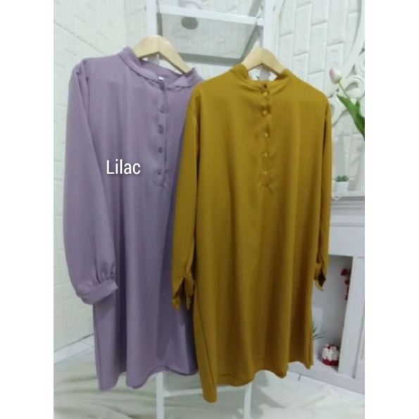[GROSIR] BRIELLE TUNIK BAHAN SHAKILA PREMIUM JUMBO LD 100CM,110CM &amp; 120CM
